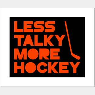 Less Talky More Hockey Posters and Art